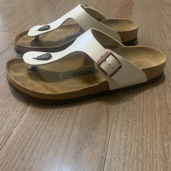 Birkenstock Gizeh cream sandals - size 41 narrow - Picture 3 of 8